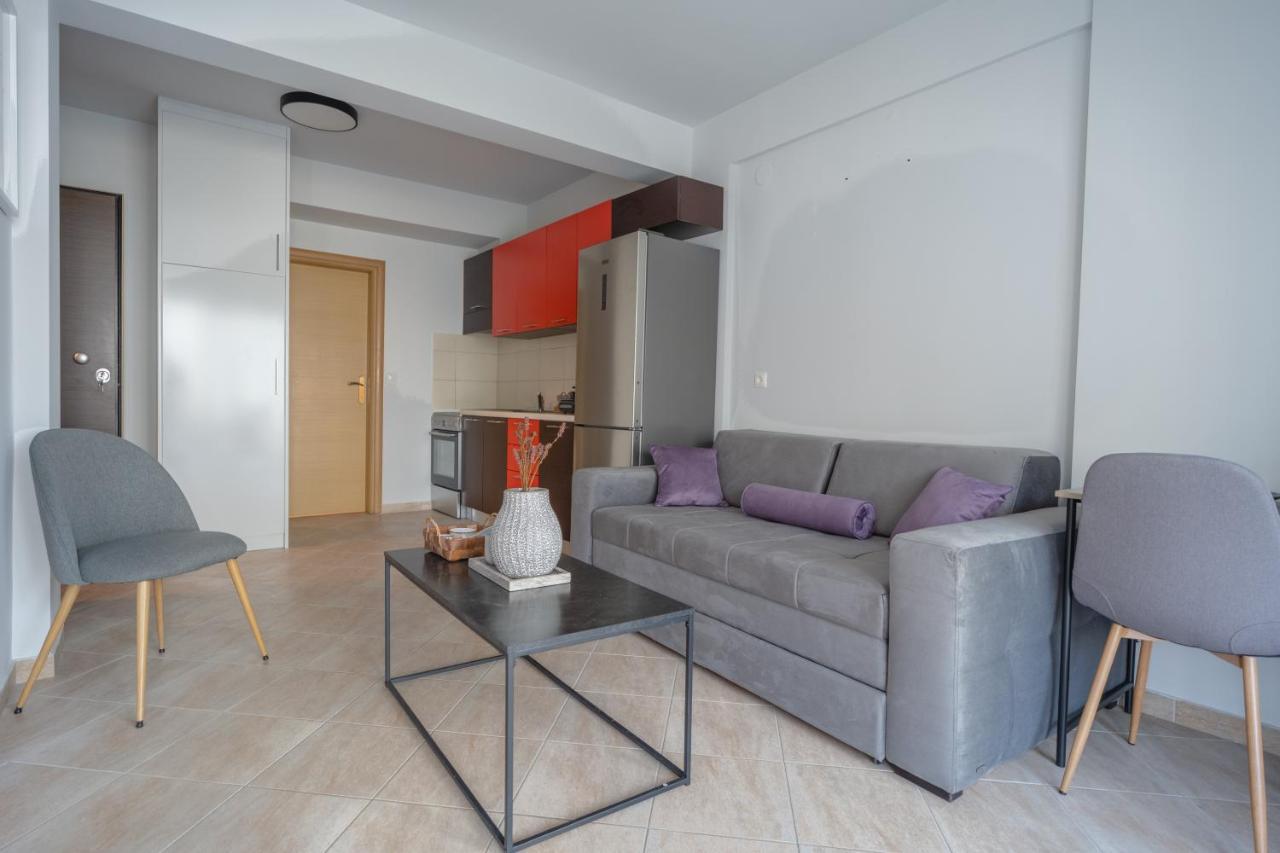 #G30 Chic 1 Bedroom Apartment In The Centre Of Volos Bagian luar foto